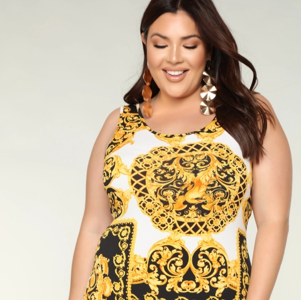 Black & Yellow Tank Catsuit